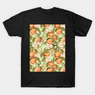 Peach Pattern Art T-Shirt